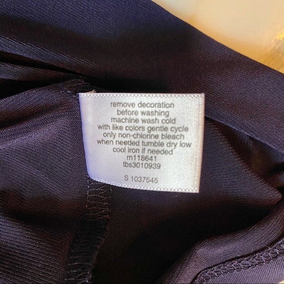 Lane Bryant V Back Top with Necklace - 18/20 - Picture 5 of 5